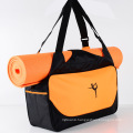 Organic African Fabric Orange Yoga Mat Bag Eco Friendly Shopping Canva Cotton Yoga Matt Holder Bags